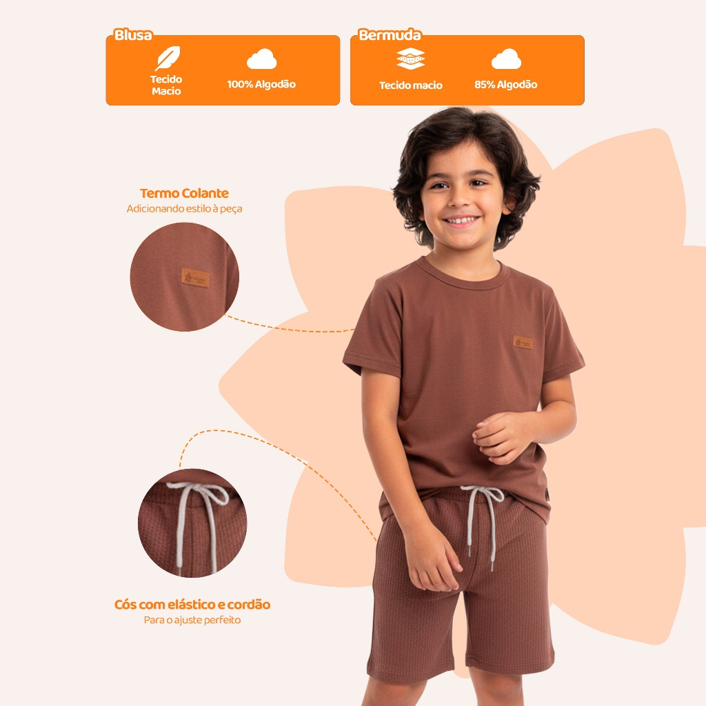 Kit 2, 6 ou 10 Peças de Roupa Infantil
