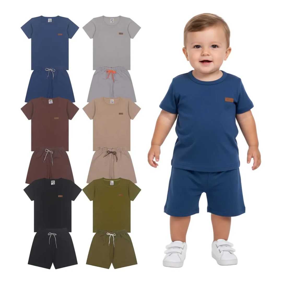 Kit 6 Peças De Roupa Monocromática Infantil (6 meses a 7 anos)