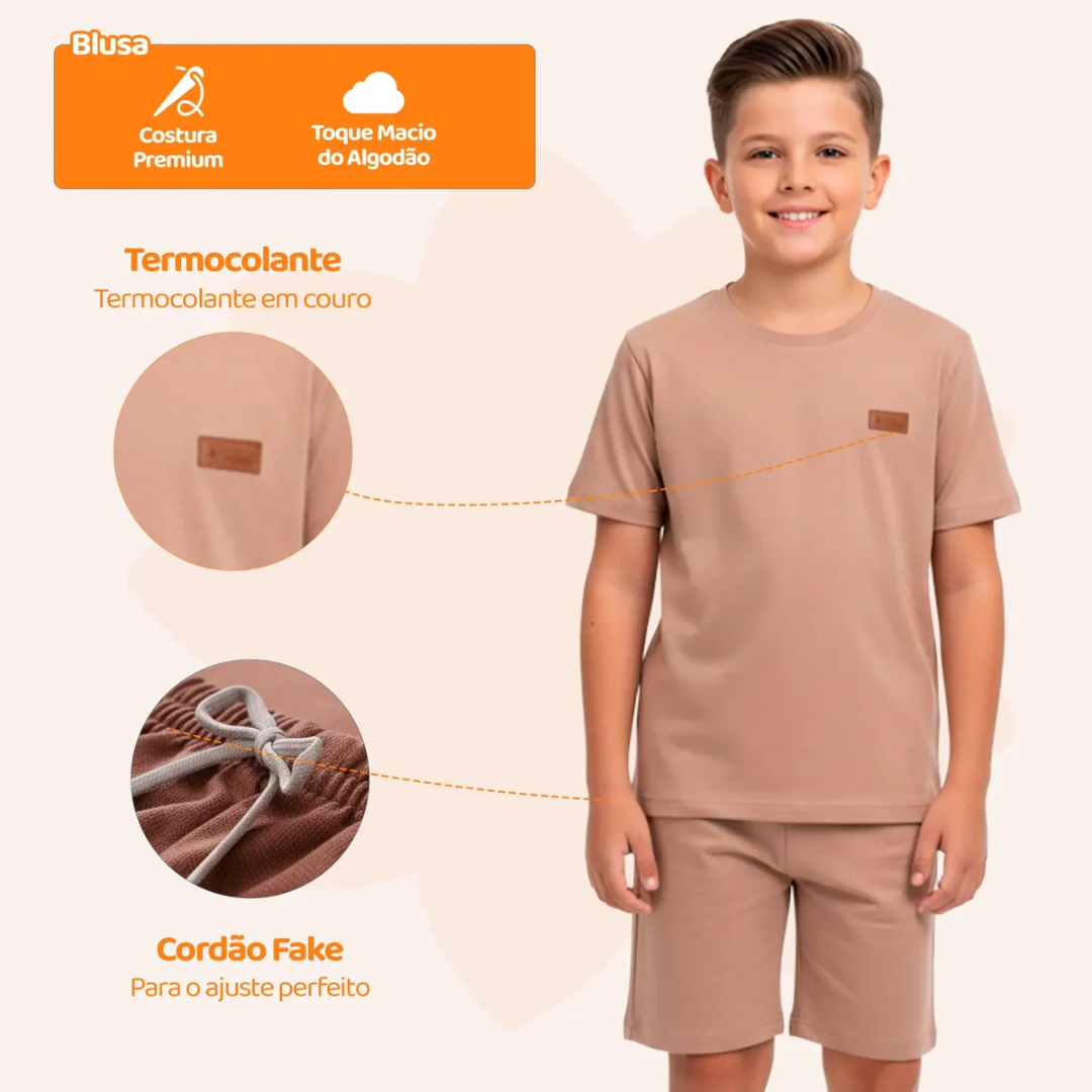 Kit 6 Peças De Roupa Monocromática Infantil (6 meses a 7 anos)
