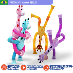 Girafas Divertidas – Gira e Estica | Brinquedo Interativo Infantil - Pague 2 Leve 4