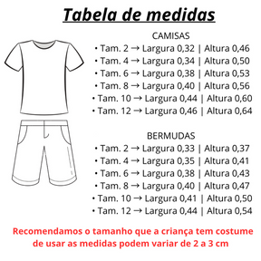 Conjunto Infantil Masculino Verão